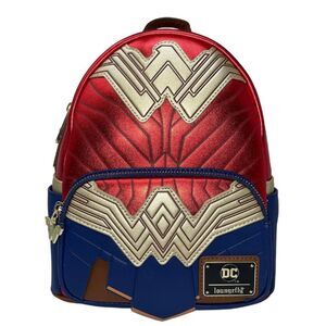 Loungefly DC Comics Wonder Woman Womens Double Strap Shoulder Bag